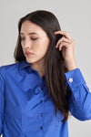 Theia Cotton Shirt with French Cuffs